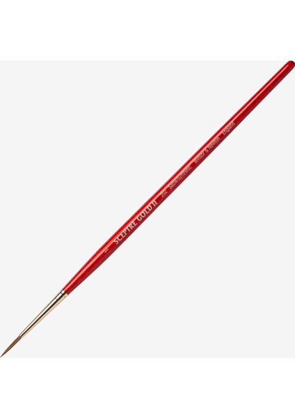 Sceptre Gold 202 Serisi Kısa Sap Tasarım Fırçası No 1