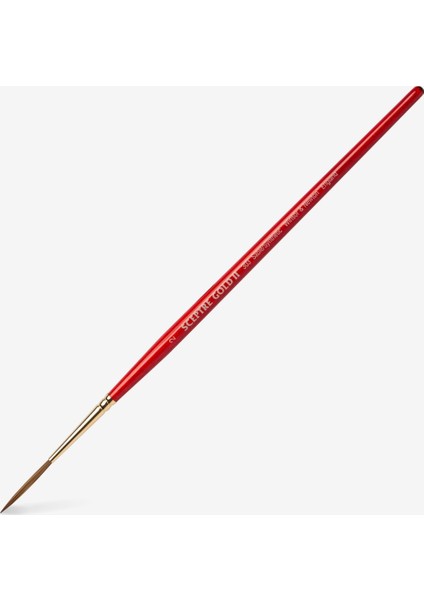 Sceptre Gold 303 Serisi Kısa Sap Çizgi & Yazı Fırçası No 2