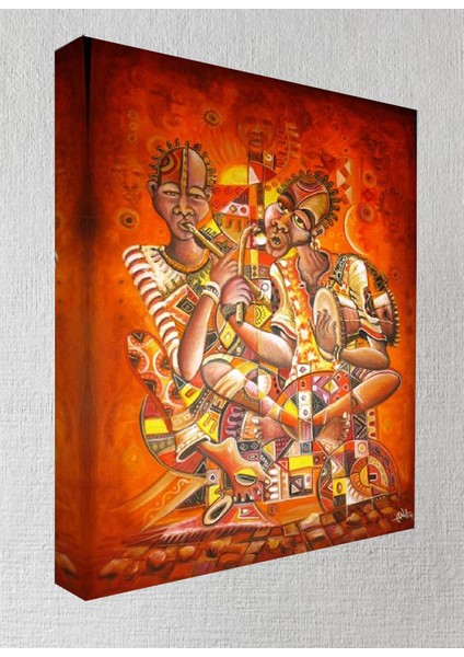 Kanvas Tablo - 35X50 cm - African - AF19