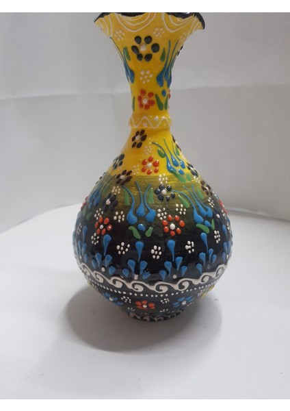 Sultan Çini-Çini El Emeği 25 cm Narin Vazo