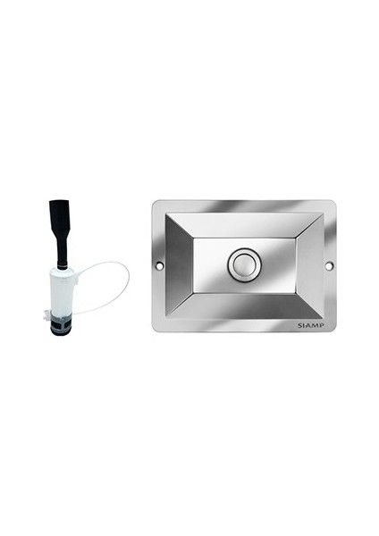 Tema Üniversal Değişim Kiti 8 cm Parlak Krom Küçük Panel