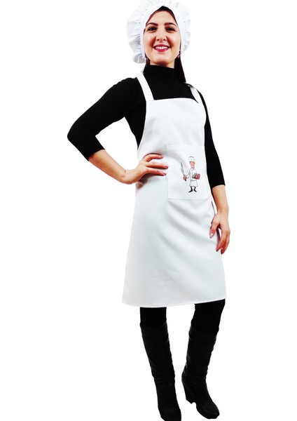Chef Mutfak Önlüğü Şapkalı ART35 fiyatları