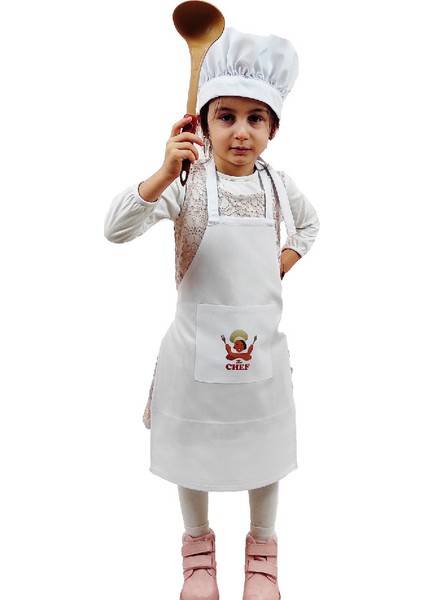 Chef Mutfak Önlüğü Şapkalı ART22