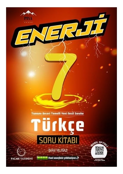 Palme Yayıncılık 7. Sınıf Enerji Türkçe Soru Kitabı