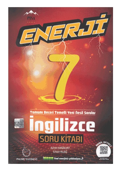 7. Sınıf Enerji İngilizce Soru Kitabı