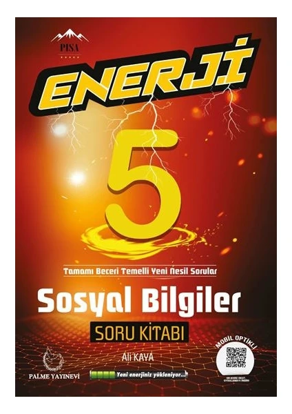 Palme Yayıncılık 5. Sınıf Enerji Sosyal Bilgiler Soru Kitabı