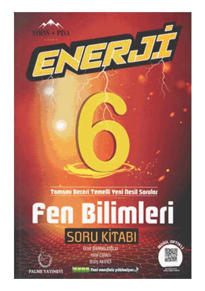 Palme Yayıncılık 6. Sınıf Enerji Fen Bilimleri Soru Kitabı