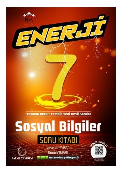 Palme Yayıncılık 7. Sınıf Enerji Sosyal Bilgiler Soru Kitabı