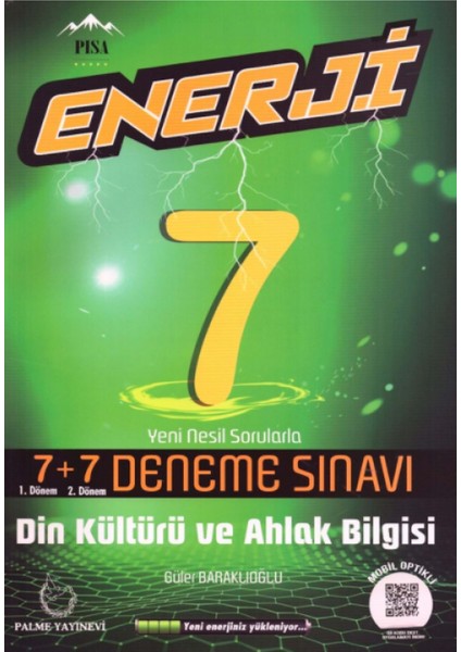 Palme Yayıncılık 7. Sınıf Enerji Din Kültürü ve Ahlak Bilgisi 7+7 Deneme