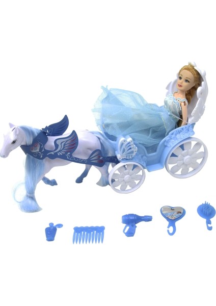Unicorn Faytonlu Bebek