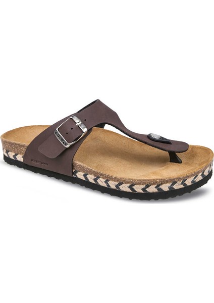 9910-Z24 Kahve Kadın Terlik