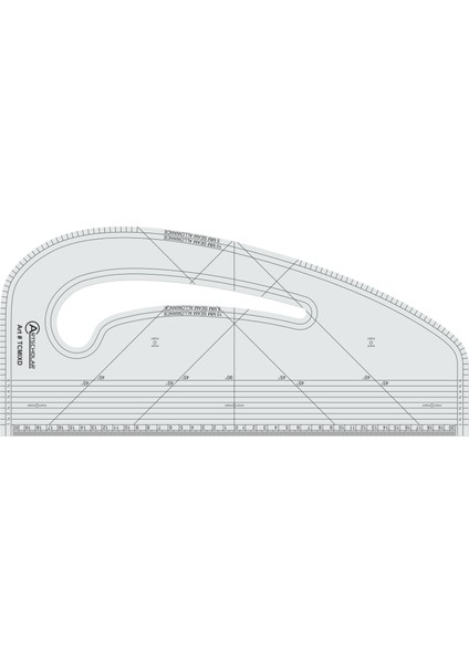 Profesyonel Desen Eğrisi 45 cm Tcmıxd