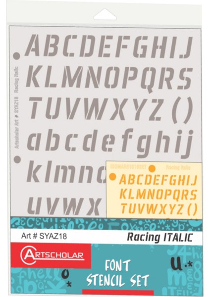 Yazı Şablonu Akrilik 15,4 x 28,2 cm SYAZ18