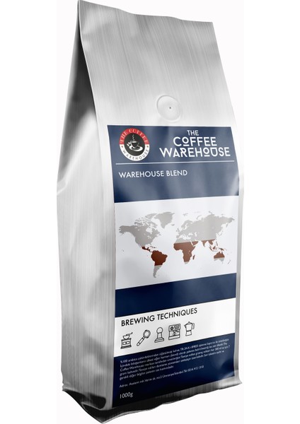 Warehouse Blend Espresso 1 kg Çekirdek Taze KAVRULMUŞ7422442145097