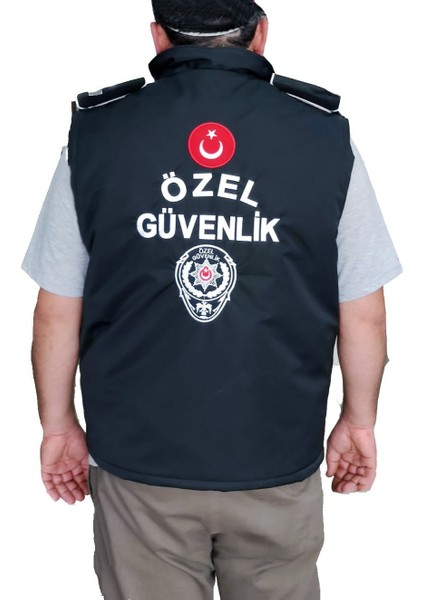 Özel Güvenlik Yelek Kapitoneli -Kışlık