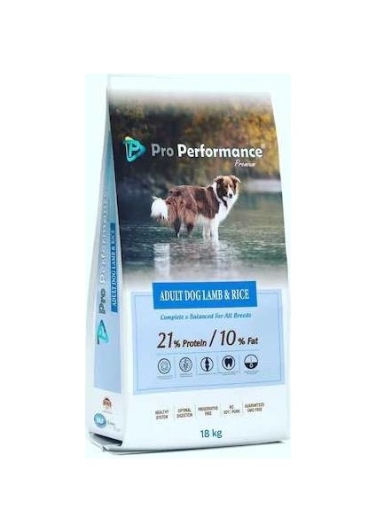 Pro Performance Kuzu Etli Yetişkin Köpek Maması 18 kg