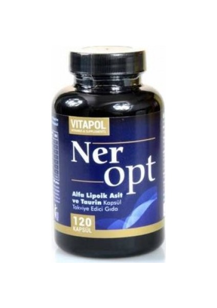 Ner Opt Alfalipoik Asit Taurine Complex 120 Kapsül