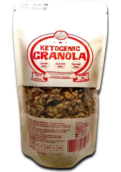 Ketojenik Tahılsız Granola (200 Gr)