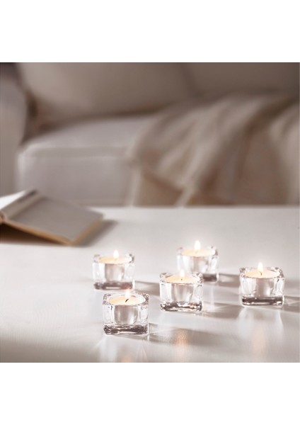 Glasıg tealight Mumluk, Cam
