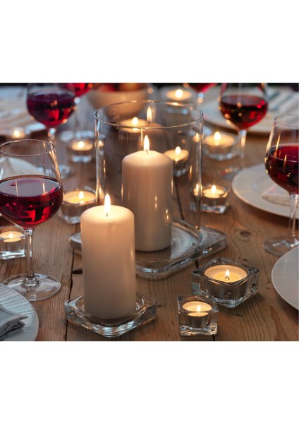 Glasıg tealight Mumluk, Cam