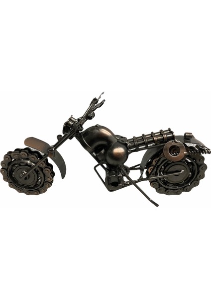 El Yapımı Metal Motorsiklet Büyük Boy