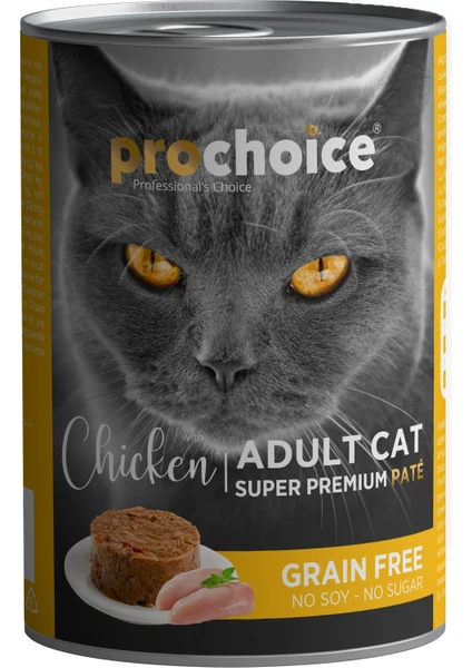 Pro Choice Prochoice Tavuklu Yetişkin Kedi Konservesi 400 gr