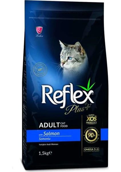 Plus Somonlu Yetişkin Kedi Maması - 1,5 kg