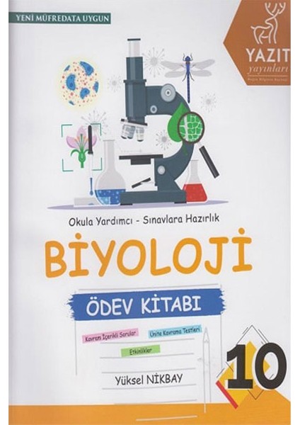 Yazıt 10. Sınıf Biyoloji Ödev Kitabı