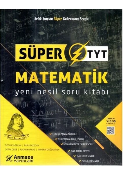 Armada Yayınları YKS TYT Matematik Süper Soru Kitabı Yeni Nesil