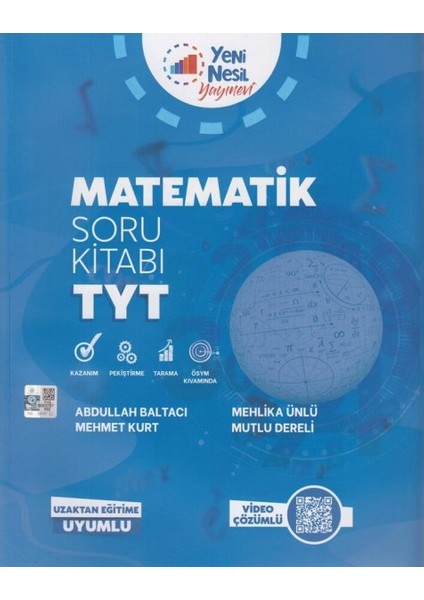 Yeninesil YKS TYT Matematik Soru Kitabı Video Çözümlü