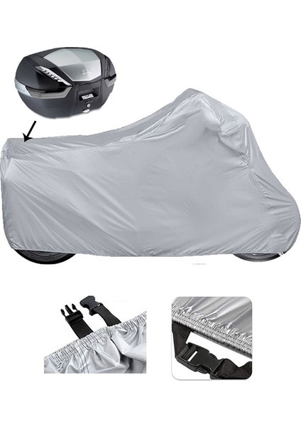 Lifan Pony 100 Motosiklet Brandası Arka Çanta Uyumlu (Bağlantı Tokalı)