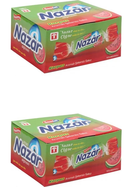 Nazar Karpuz Aromalı Tekli Sakız 150 gr x 2'li