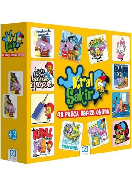 Kodlama + Ca Kral Şakir Memory Game (2'liset)