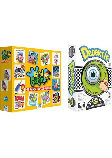 Ca Kral Şakir Memory Game + Redka Dedektif (2'li Oyun Seti)