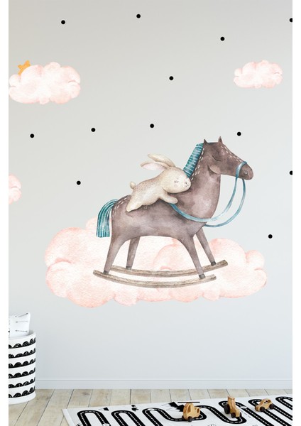 Kt Decoration Sallanan At Duvar Sticker Seti fiyatları