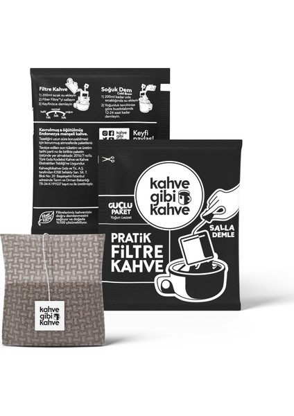 Salla Demle Filtre Kahve 36'lı Güçlü Paket