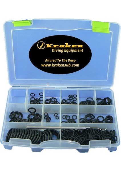 O-Ring Set 12 Çeşit 400 Adet, Oring Çıkartıcı ile