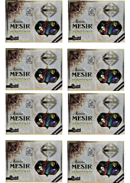 Manisa Birlik Glikozsuz  Manisa Mesir Macunu 350 gr x 8