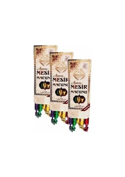 Manisa Birlik Glikozsuz Manisa Mesir Macunu 105 gr x 3