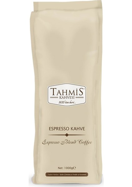 Espresso Blend Çekirdek Kahve 1000 gr (Kolombiya & Brezilya)