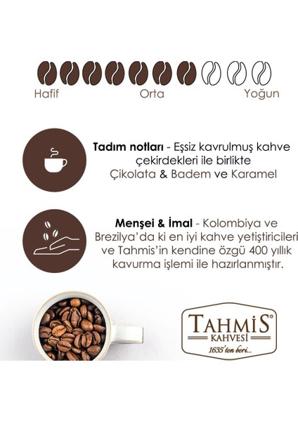 Filtre Blend Çekirdek Kahve 1000 gr (Brezilya & Kolombiya)