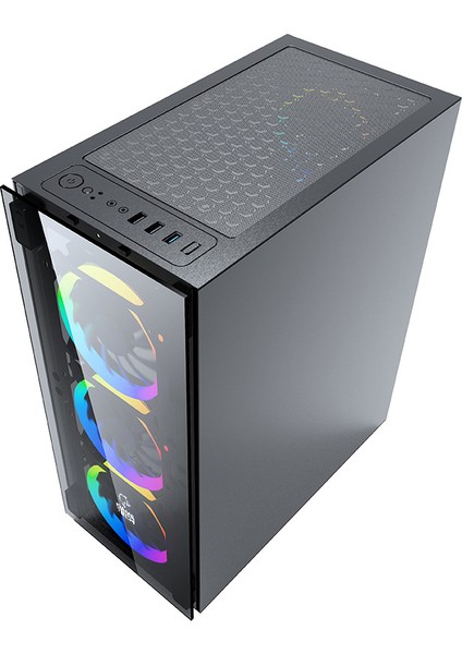 Ares Rainbow 4X120MM Fan Bilgisayar Kasası fırsatları