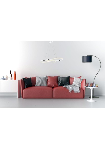 1013-KR Krom LED Avize(Beyaz Işık -Sarı Işık - Gün Işığı) fiyatları