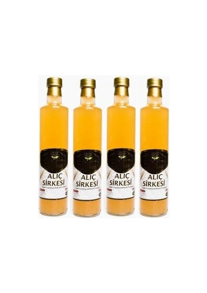 Alıç Sirke 500 ml x 4 ( Fermatasyon Yolu ile Üretilmiştir. )