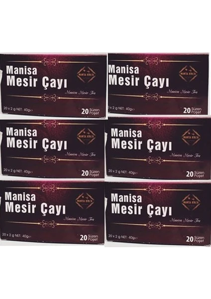 Manisa Birlik Mesir Macunu Çayı 6'li Set