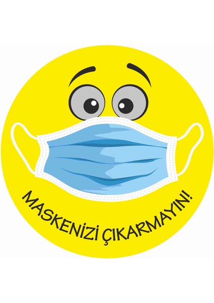 Corona - Emoji Maske Sticker - 21023