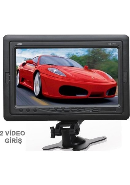 Monitör 7 Hd Çift Girişli GO-1710