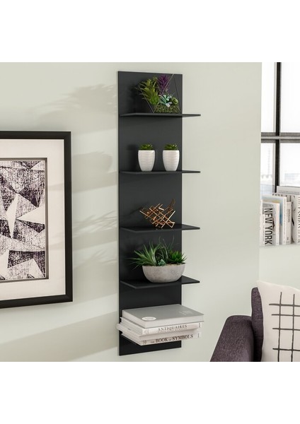 Antrasit Molina Duvar Rafı