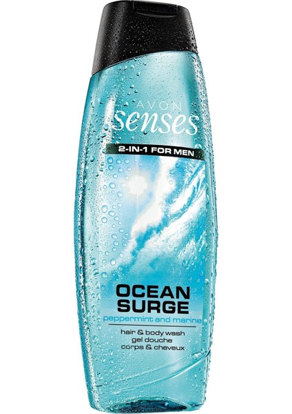 Senses Erkekler Için Ocean Surge Saç & Vücut Şampuanı 500 ml