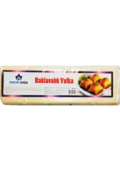 Baklavalık Yufka 800 gr